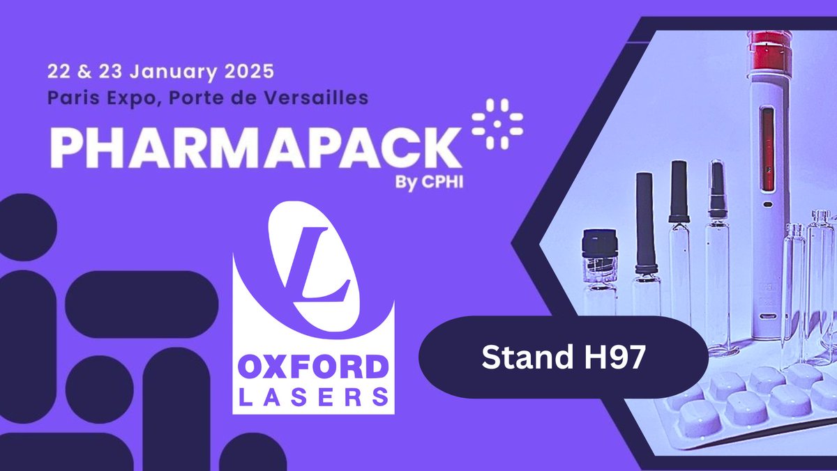 Pharmapack Europe (22-23 Jan, Paris, Sand H97). Not all laser-drilling in packaging is the same. Let's discuss the Oxford Lasers difference for reliable positive controls in CCIT with calibrated micro-holes down to 2µm. Our team can help. #pharmaceutical #package  #Integrity