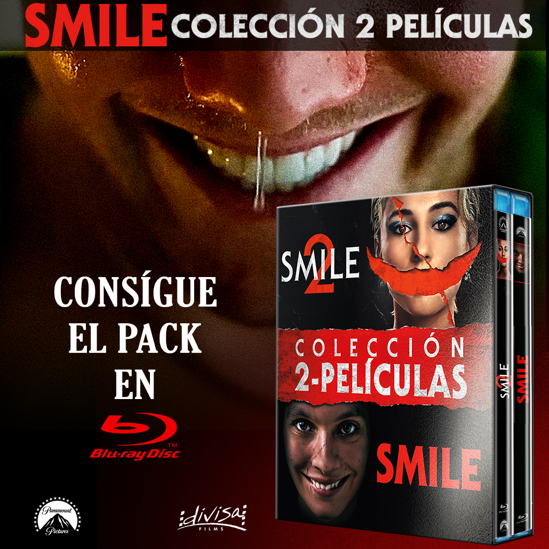 😀#SORTEO😀

¡Sonríe! Y es que puedes llevarte uno de los 2 packs que sorteamos con las películas #Smile y #Smile2. ¡No tengas miedo de participar!

Para participar: RT + FOLLOW (@filmhunters_es + <a href="/DivisaFilms/">Divisa Films</a>) + MENCIONA A UN AMIG@

Hasta 22/01/25 a las 23:59. Solo España