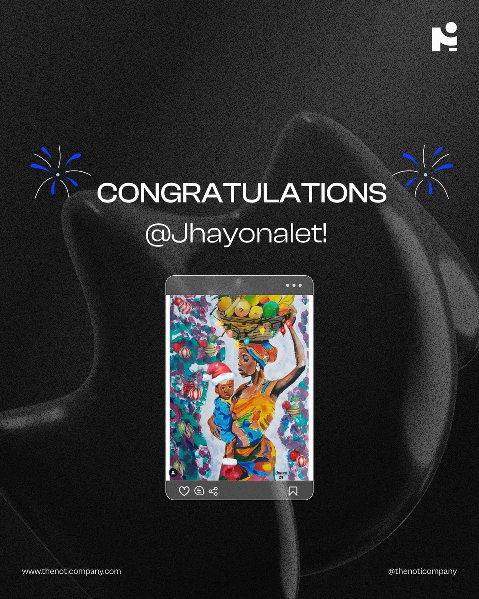 thenoticompany's tweet photo. Now it’s time to find out who’s taking home the $100 cash prize! ☺️Did you guess right?

It wasn’t an easy decision, there were so many bold, creative entries, and truly, everyone’s a winner.

Our final choice was based on:

-  The most creative design.
-  The best and most authentic story.
-  Engagement levels.

This campaign has been a blast! And guess what? More exciting challenges are on the way. Keep your eyes on this space!

A huge congratulations to our winner, we’ll be in touch soon.

To everyone who participated, thank you! Your creativity speaks volumes. Keep pushing boundaries. Keep standing out.

And remember to stay daring. 🌑