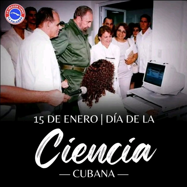 ChocolateCubana's tweet photo. 🇨🇺 "El futuro de nuestra patria tiene que ser necesariamente un futuro de hombres y mujeres de ciencia y de pensamiento", dijo #FidelPorSiempre el 15 de enero de 1960. #DíaDeLaCienciaCubana
#DeZuerdaTeam
#MambisesDeAcero
#RedTocororo https://t.co/vY7uXNgXCE