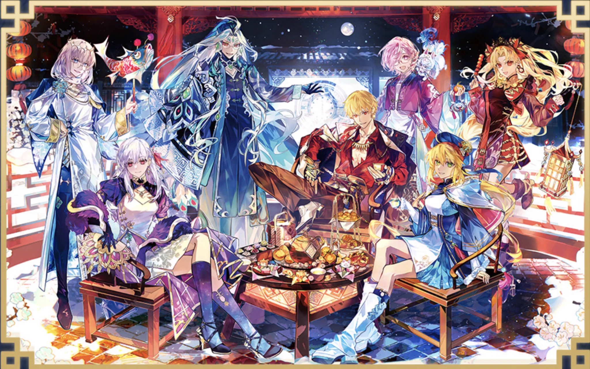 fgo 中国　春節ホロチケ　チケットセット　ギルガメッシュ GhVTYwnaYAEeIDa?format=webp&