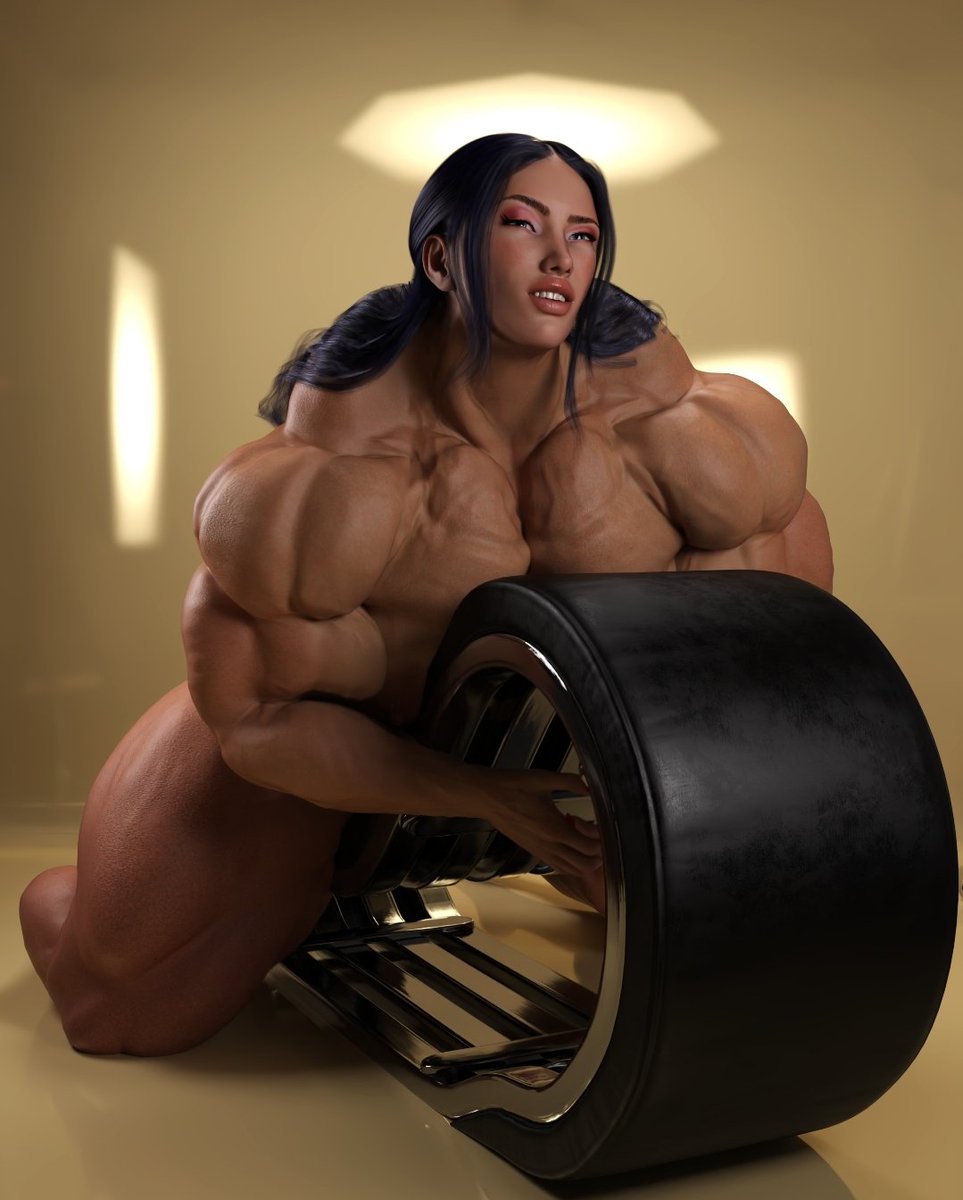 Just simple photo session with a very big girl hugging to a divan.
#musclewomen