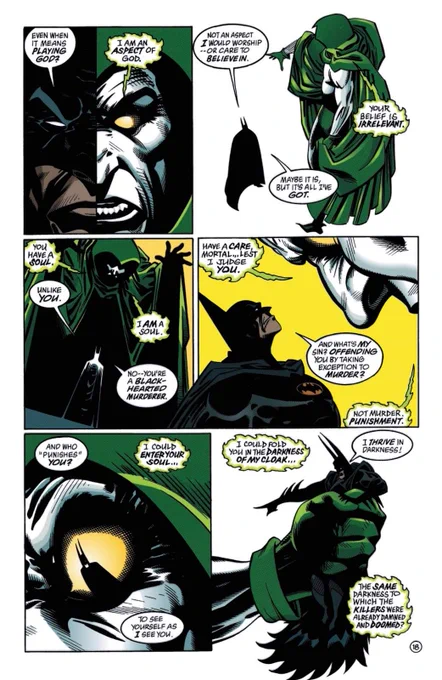 Okay on reflection I don't think Batman has actually met God, but he HAS met the Wrath of God, an angel, and -- potentially -- Judas Iscariot, so I think we can round up here 
