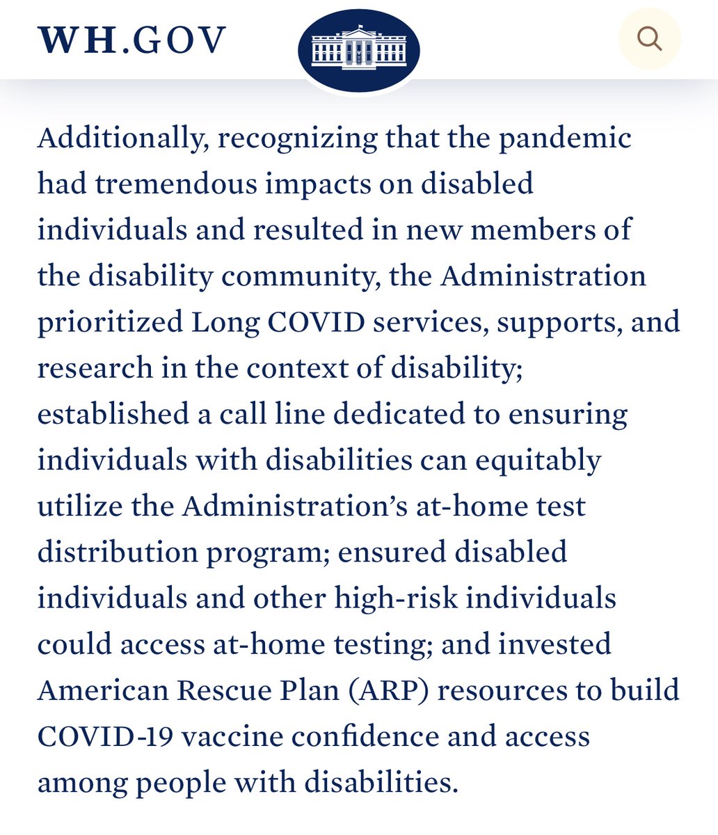 This. Is. Bullshit.
The Biden administration has thrown people with #LongCovid to the wolves.
750,000 Covid deaths after Joe Biden abandoned the American people.
Many new millions of #LongCovid cases, while Jo Biden chose to murder Palestinian children with weapons instead!