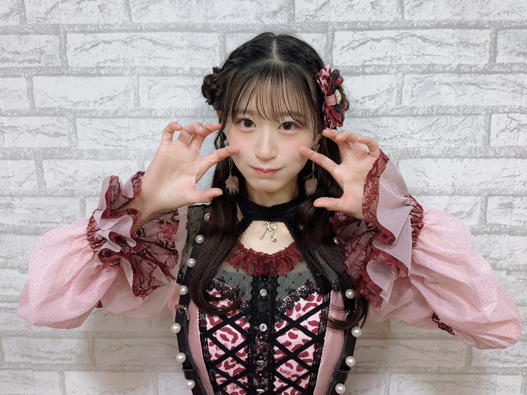 NMB48 上西怜 サイン入りチェキ 蕾み IDOL AND READ