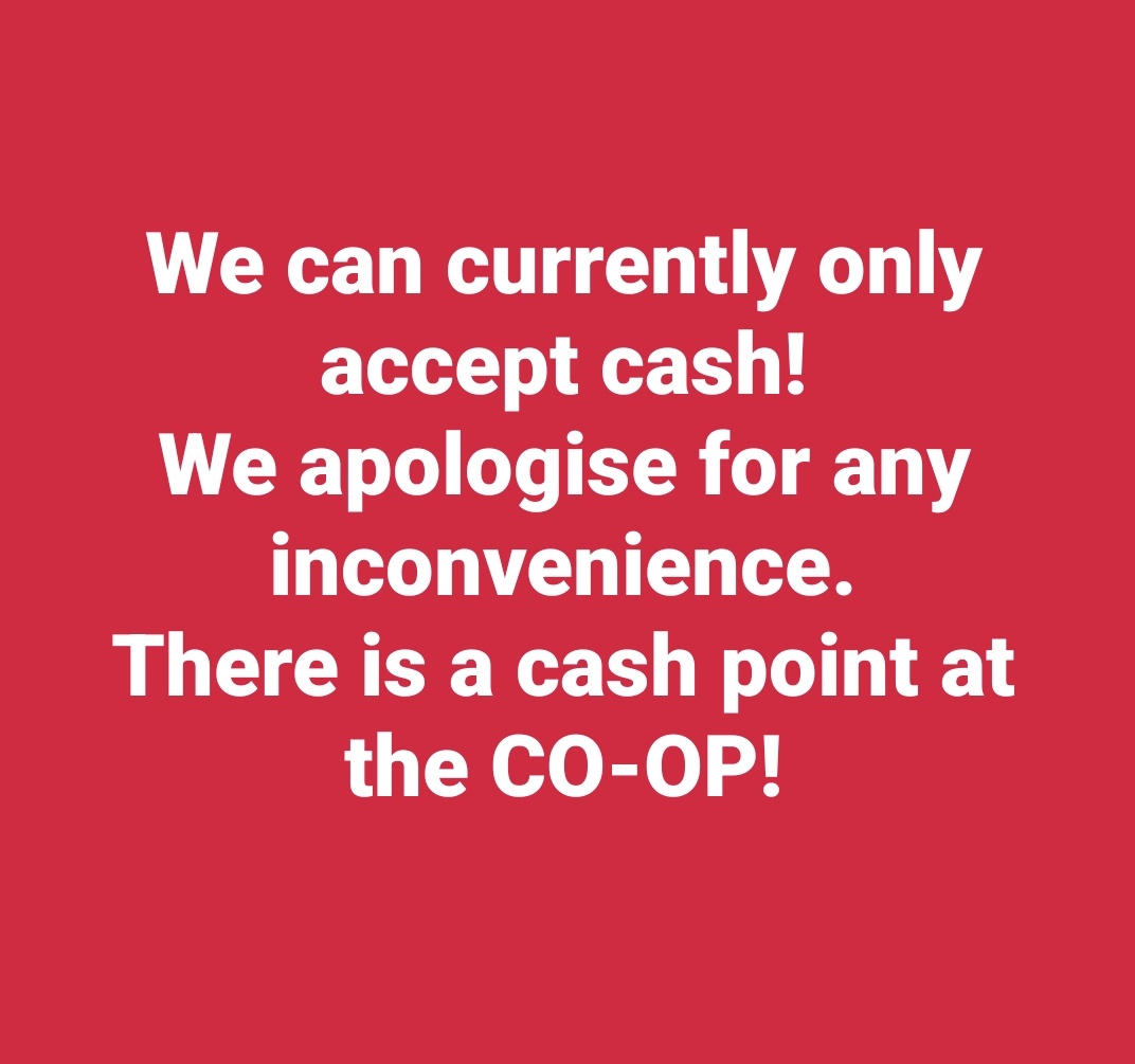 paoloschippy's tweet photo. #cashisking #technologyfails #fishandchips #paolos #carlisle #cumbria https://t.co/fosFNC8mIt