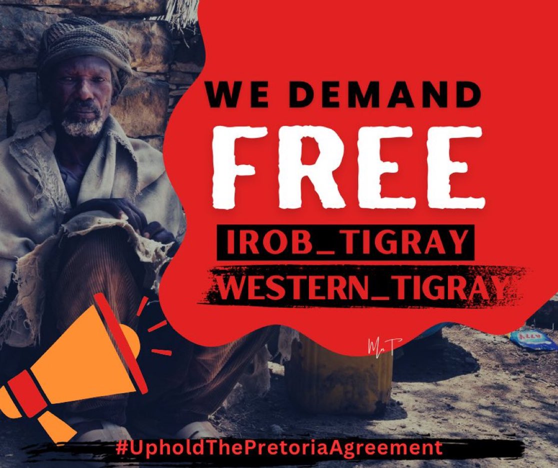 Verantwortung tragen: Die Weltgemeinschaft muss Druck ausüben, damit das Friedensabkommen umgesetzt wird. Leben retten beginnt mit humanitärer Hilfe! #UpholdPretoriaAgreement #BringBackHomeTigrayRefugees 
<a href="/Mi05Yo/">ስንክሳር</a> 
<a href="/UNmigration/">IOM - UN Migration 🇺🇳</a> <a href="/n_roettgen/">Norbert Röttgen</a> <a href="/Thiess_Buettner/">Thiess Buettner 🇩🇪🇪🇺</a>