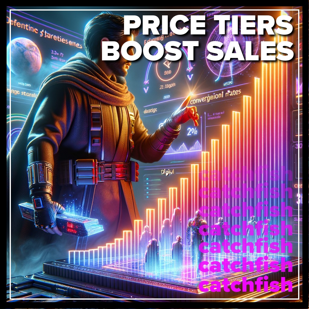 catchfishonline's tweet photo. Want to boost your e-commerce conversions? Try tiered pricing! Offer customers different levels and watch the magic unfold. Ready to level up? Send us a message! ✨ https://t.co/HjRxSTugX9