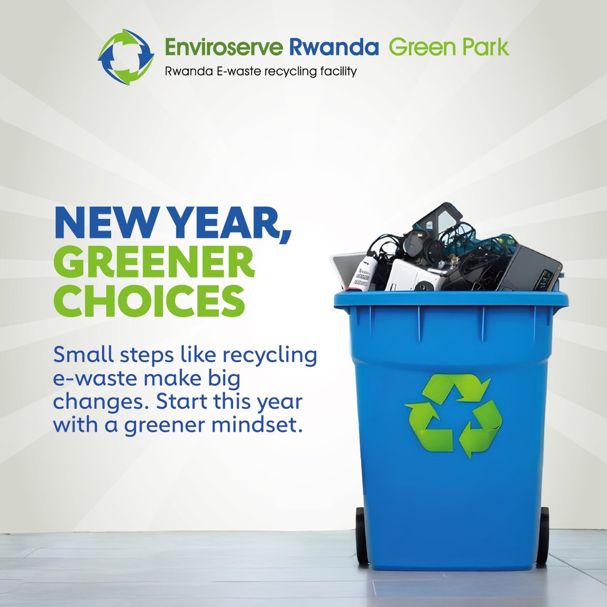 Enviroserve Rwanda (@enviroserverw) on Twitter photo How is your 2025 planned? Don’t forget to add recycling to your top to-do list. Dispose of old tools like phones and laptops at your nearest <a href="/EnviroserveRw/">Enviroserve Rwanda</a>'s collection points for proper management.
#GreenRwanda 🇷🇼 🌿 How is your 2025 planned? Don’t forget to add recycling to your top to-do list. Dispose of old tools like phones and laptops at your nearest <a href="/EnviroserveRw/">Enviroserve Rwanda</a>'s collection points for proper management.
#GreenRwanda 🇷🇼 🌿