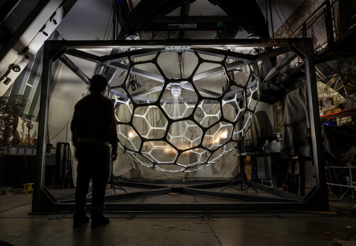 victoriamiro's tweet image. Opening next week: Conrad Shawcross in Cosmic Titans: Art, Science and the Quantum Universe, a group exhibition at @Lakeside Arts' Djanogly Gallery at the University of Nottingham. Plan your visit now: lakesidearts.org.uk/exhibition/cos…