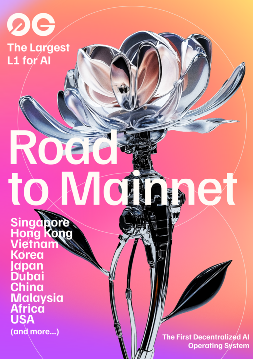 The 0G Road to Mainnet is coming to your city and we've just confirmed 2 more locations! 🌍

Learn more about the first and largest Decentralized AI Operating System and meet the team behind 0G, the largest L1 for AI.

🔗 View all roadshow events here: lu.ma/0G-Road-to-Mai…

ℹ️