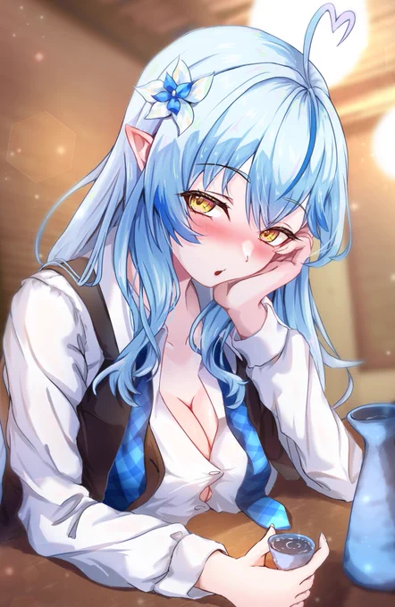 「らぁみぃのことぉ…すきぃ…?」#らみあーと 