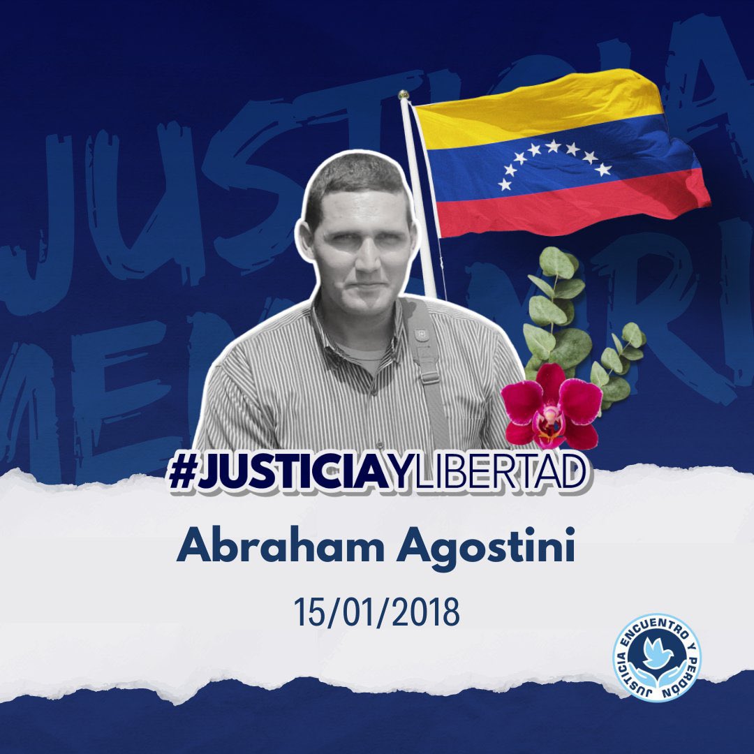 Abraham Israel Agostini Agostini tenia 33 años de edad, cuando fue asesinado el 15 de enero de 2018, víctima de un grupo combinado de fuerzas de seguridad del Estado.  #JusticiaYLibertad