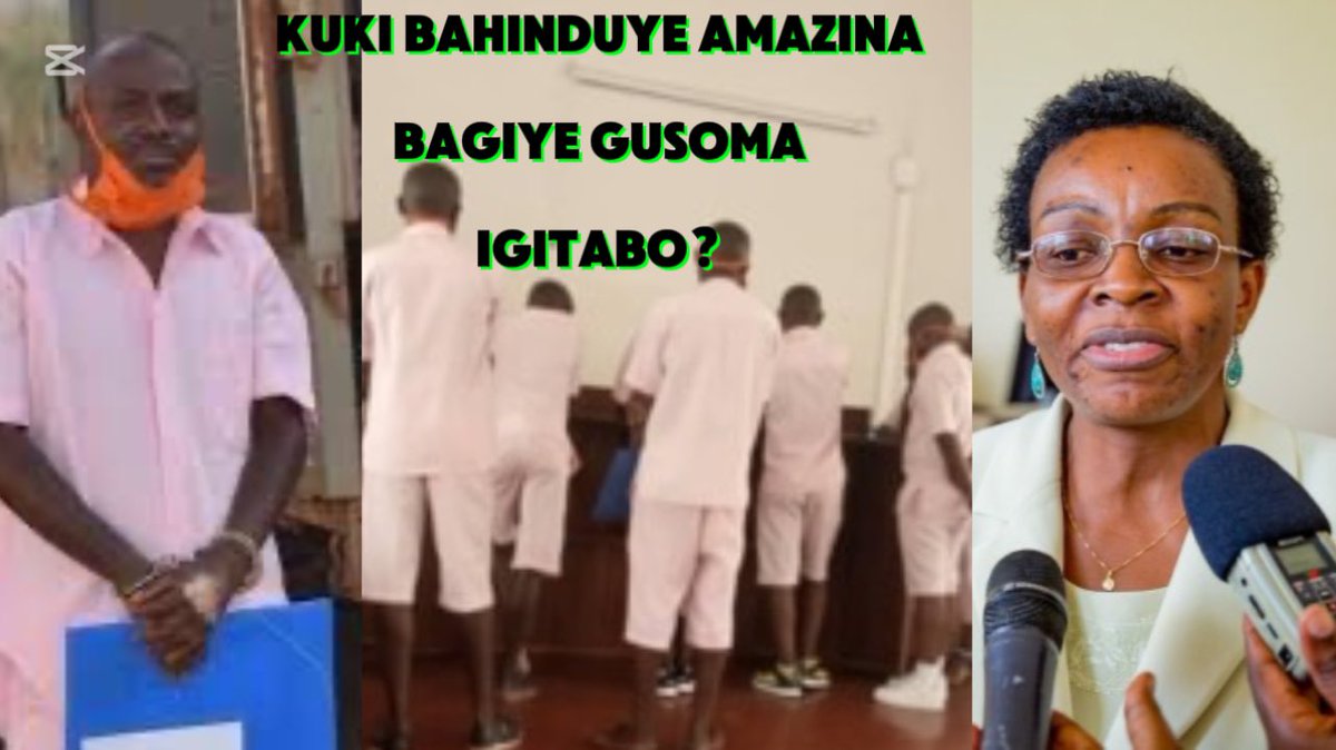 THEFUTURETV2's tweet photo. Mu bambari ba @VictoireUmuhoza bari gukurikiranwaho icyaha cyo gushaka guhirika ubutegetsi, muri gahunda yacuraga uwo mugambi bo bita (Gusoma igitabo) bari bahinduye amazina aho umwe yitwaga #Franklin, undi #Tomson, undi #Picassa. Ni kuki gusoma igitabo bisaba guhindura amazina? https://t.co/lXQQAcponL