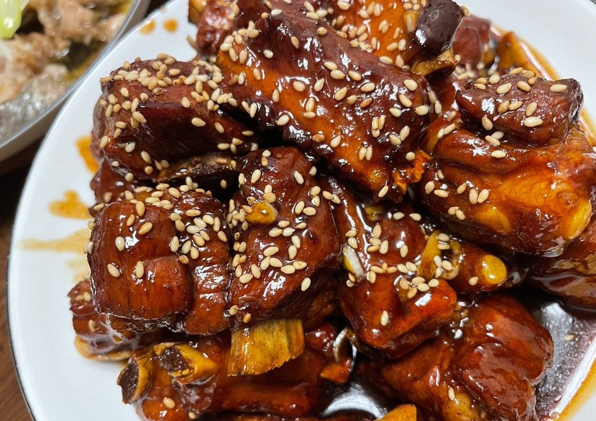 liuweny72668944's tweet image. 一份完美的糖醋排骨