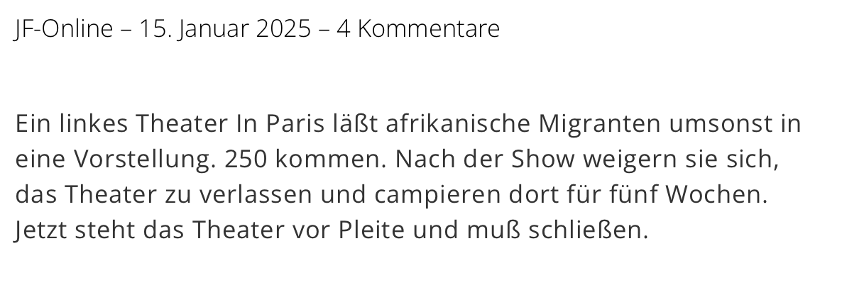 Künstlerpech...