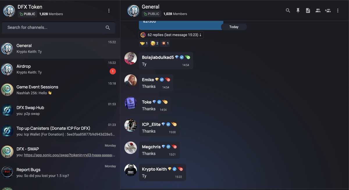 Our number of members on #openchat has exceeded 1000 ❤️‍🔥🤟