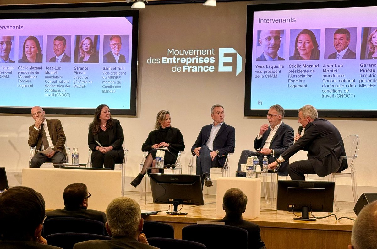 Lundi 13 janvier a eu lieu la 1ère Journée Nationale des Mandataires du #MEDEF co-présidée par <a href="/PatrickMartin_1/">Patrick Martin</a>  et Jean-Luc Raunicher, président du #MEDEF Auvergne-Rhône-Alpes. Un événement clé pour valoriser l’engagement des 15.000 mandataires au service des entreprises ! 🌍👏