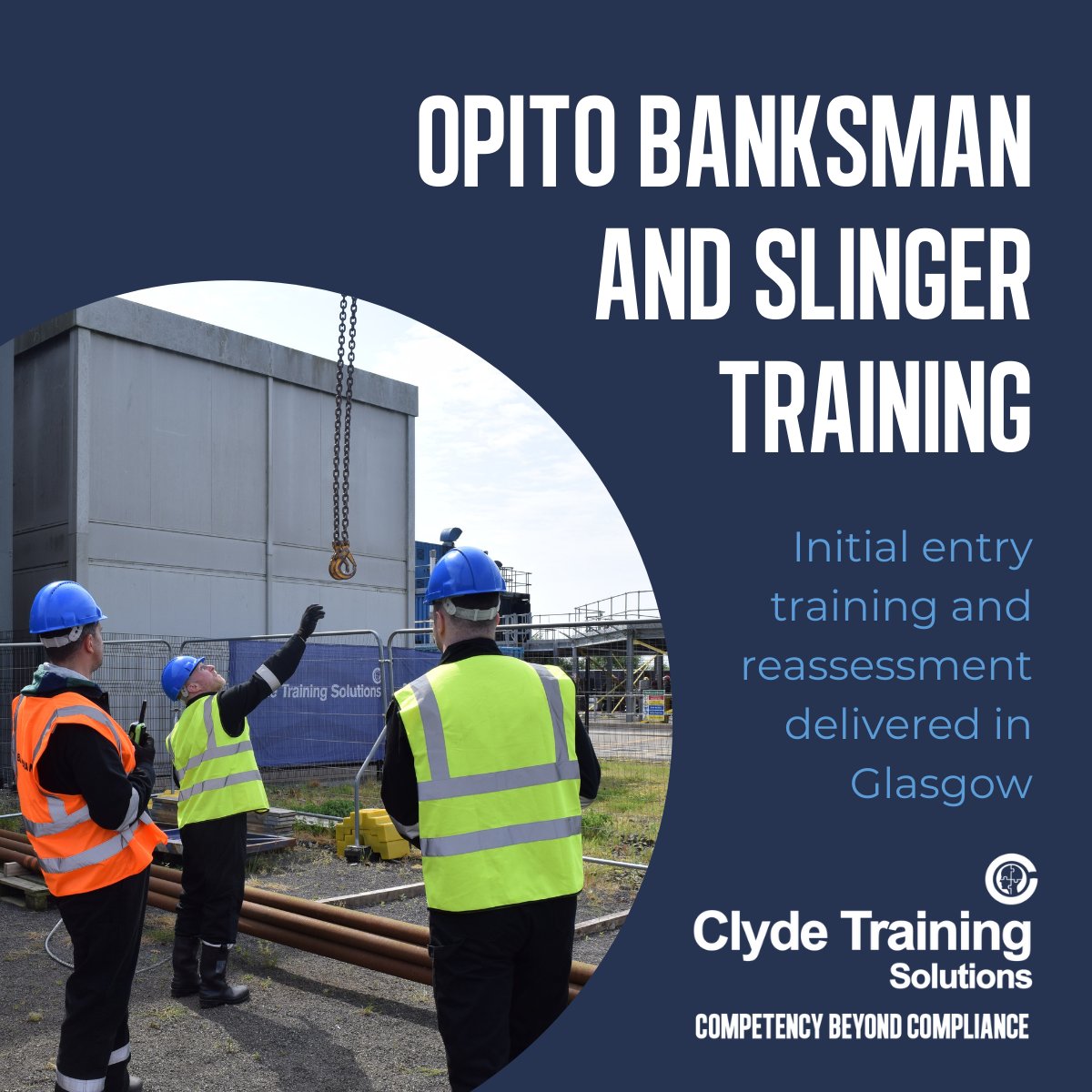 Through our Offshore Oil and Gas training centre on the outskirts of Glasgow, CTS are proud to offer OPITO Banksman and Slinger training courses, catering to both new entrants and existing offshore workers.

To find out more and to book now, visit: loom.ly/vAOqlu8