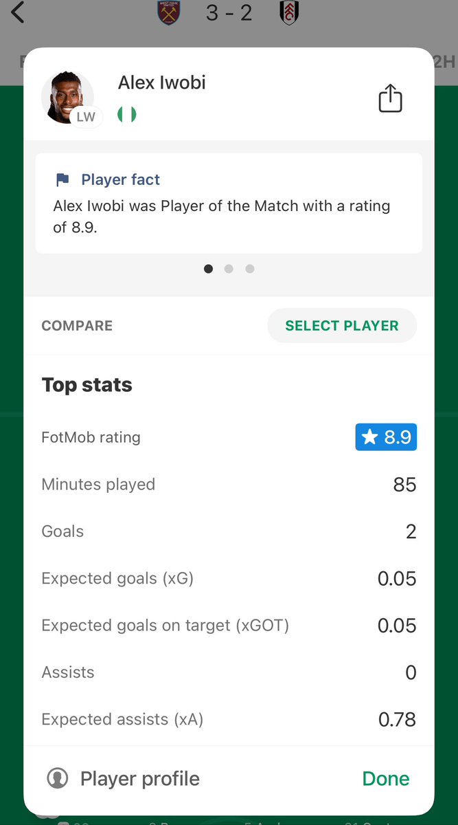 FPLCatalyst's tweet image. Taking out Iwobi this week and him then getting 2 ⚽️’s from fluke crosses accumulating 0.05 xG in total sums up my FPL season. 🤦‍♂️

#FPL #FPLCommunity