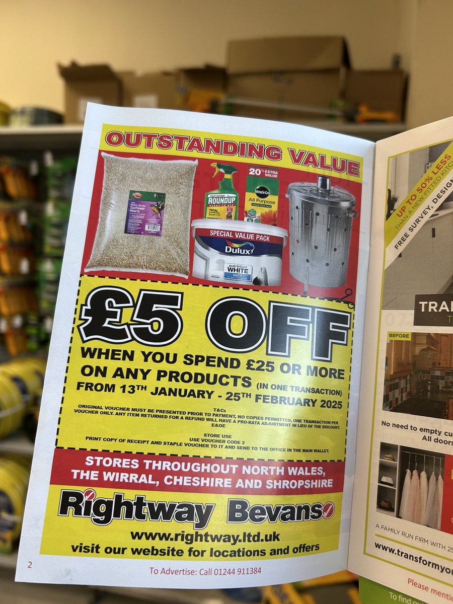 localdragons's tweet photo. Customers in #Bevans #Rightway stores look out for the latest copies of Your Local Dragon Directory! 
There is a £5 OFF voucher (when you spend £25 or more in store !) Keep it local! 🏬 Keep it handy! 
🙌🏽 ⭐️ ⭐️ ⭐️ ⭐️ ⭐️ 🫶🏼 https://t.co/PD0F4oOG8n