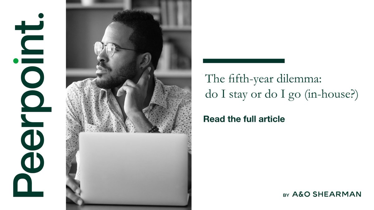 Five years into private practice and considering going in-house? There might be another way to shape a fulfilling legal career. Contract work can offer diverse experiences and potential career fulfilment.
👇More: peerpoint.com/on-point/artic….