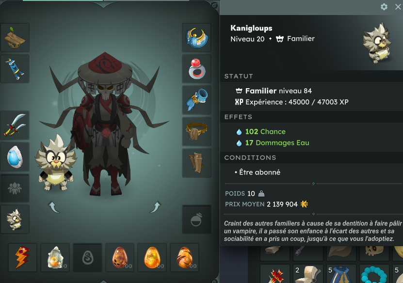 S3nsiness's tweet photo. Enfin j'ai mon kanigloups😄 J'adore les yeux 👀😂
Et toi ton familier préféré ? 😁
#DOFUS #ankama #dofusfr #MMORPG https://t.co/v2oH7qBmNe