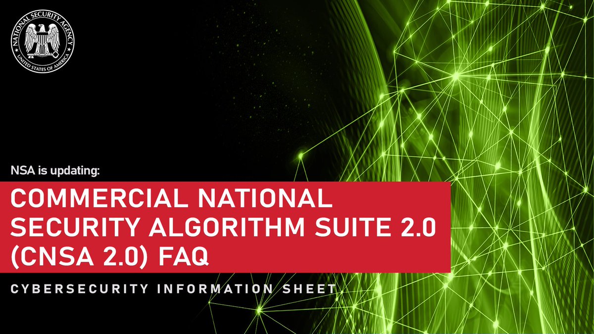 Read the latest FAQ on quantum-resistance for your systems. We’re releasing another update to the Commercial National Security Algorithm Suite 2.0 (CNSA 2.0) and Quantum Computing FAQ, including NIST standards updates and clarifications based on customer feedback. Read now: