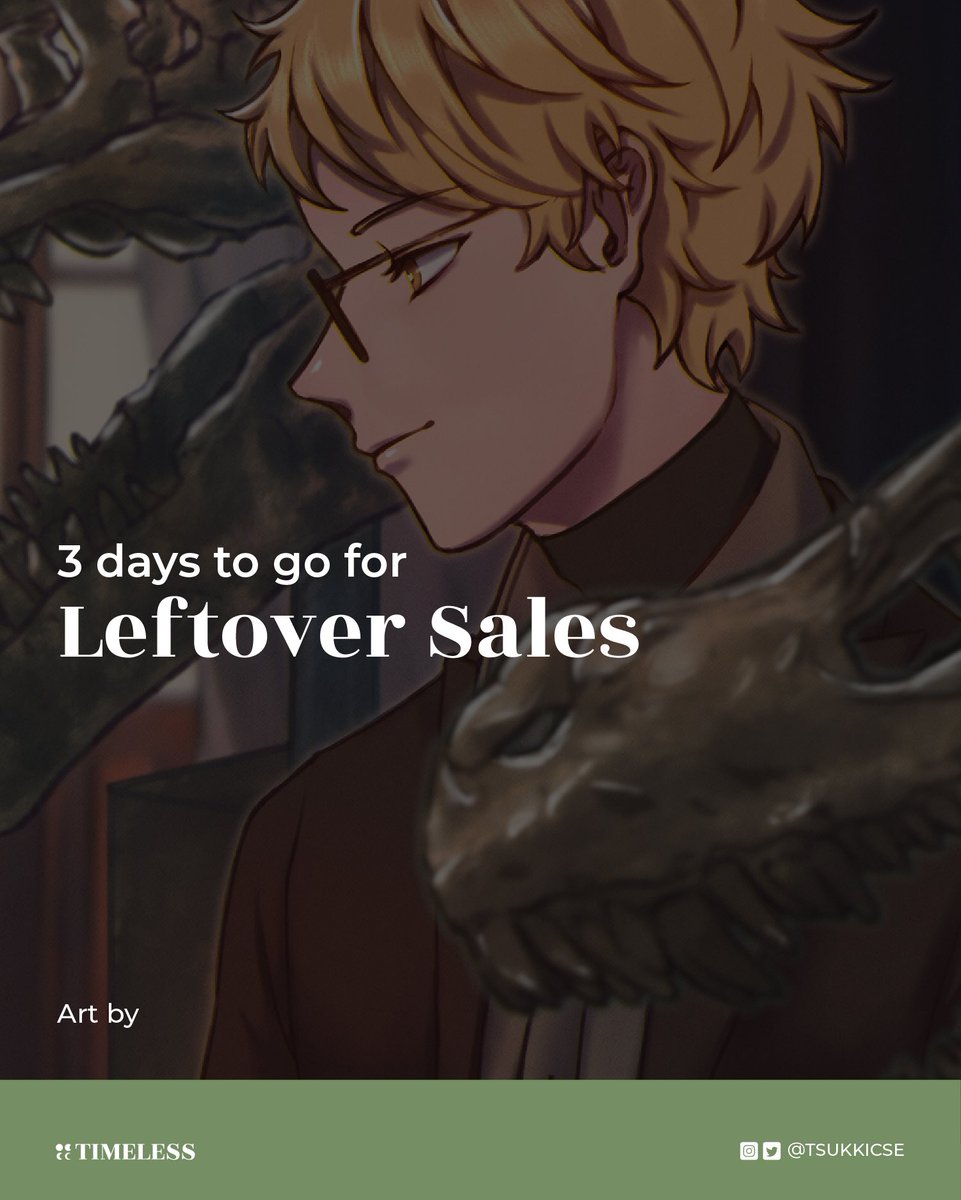 🦖 3 Days to go for Leftover Sales 🦖 

Got your Tsukki goods already? Don’t miss your chance! 

🇵🇭 tsukkicse-local.company.site
🌐 tsukkicse-mail.company.site

#TsukkiCSE2024