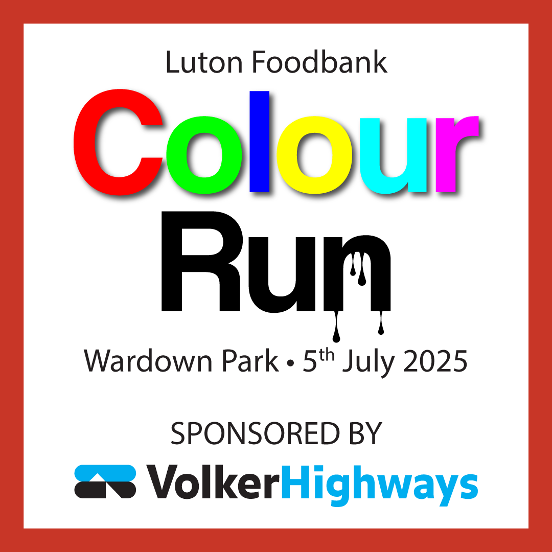 We are delighted to announce <a href="/VolkerHighways/">VolkerHighways</a> as sponsor of 2025’s Luton Foodbank Colour Run.