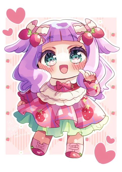 いちごエルちゃん🍓
 #いちごの日 