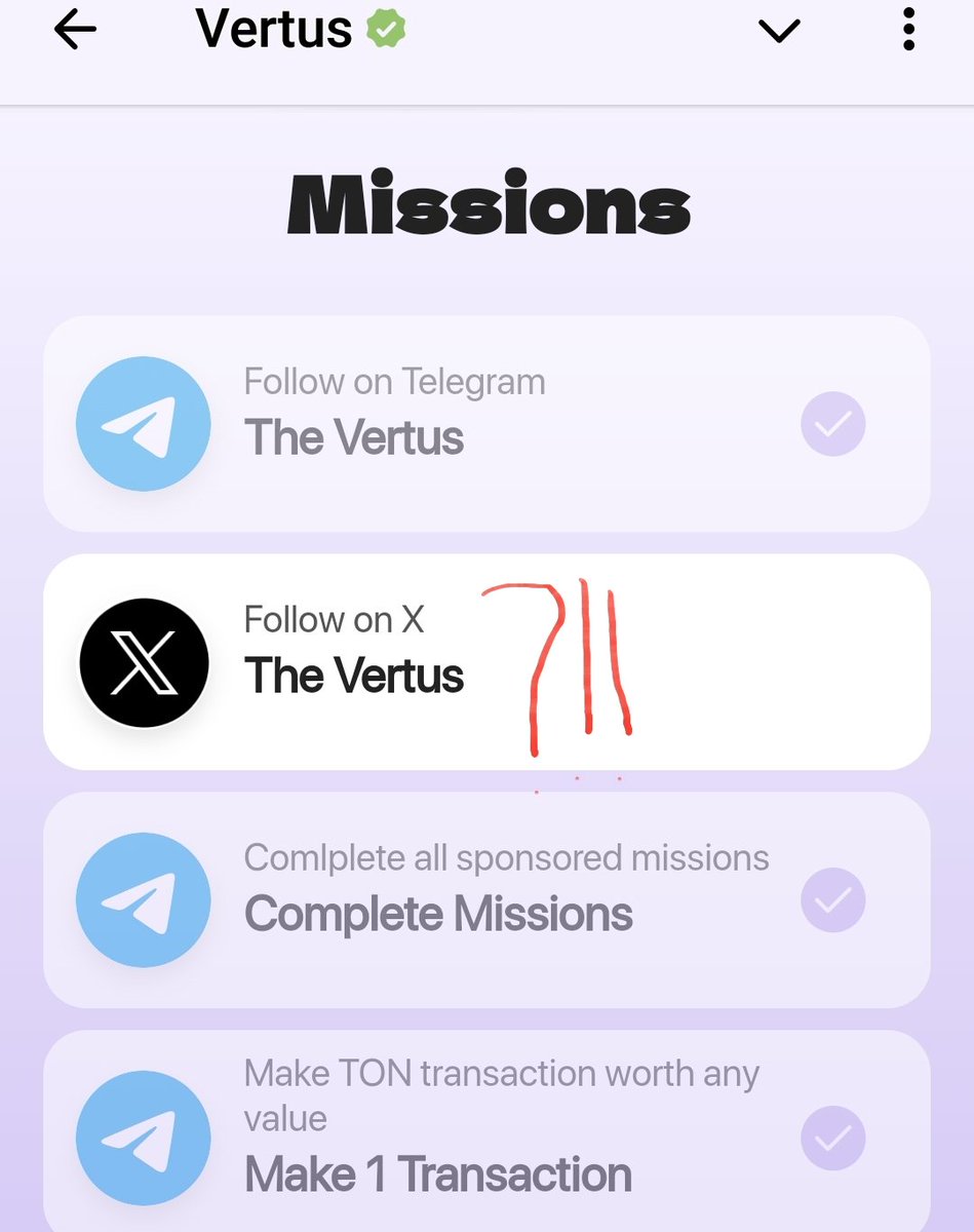 borodausu's tweet photo. @bitgetglobal @the_vertus Hi!
How acept this quest??? Not worked https://t.co/7kUbqL6e1k