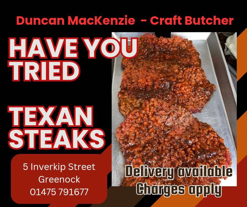 MacKenzieBtchr's tweet photo. Perhaps something a little different today?
 #Butchers #Greenock #Inverclyde #ChooseLocal #ScotFoodandDrink https://t.co/9AxNnSGmHf