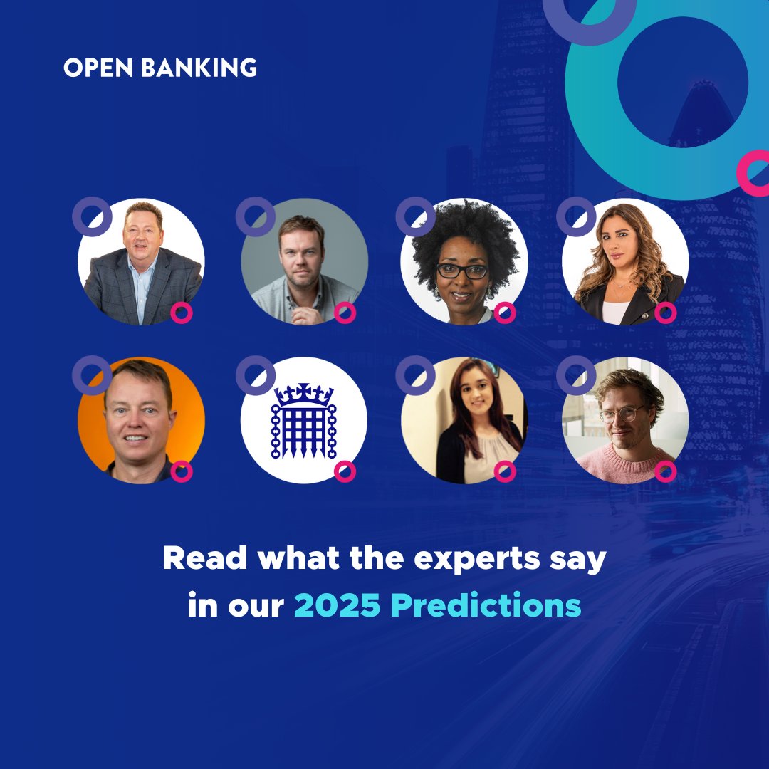 After a positive year for open banking, we ask industry and OBL experts for their views on key developments for 2025 from business borrowing to consumer protection; from financial inclusion to fraud; from the National Payments Vision to a smart data economy.

Read their views &gt;&gt;