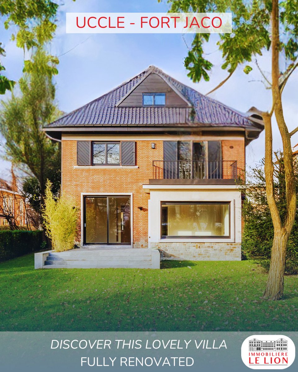 ImmoLeLion's tweet photo. 🌟 Uccle – Quartier Fort Jaco
Discover the perfect blend of charm and modernity in this beautiful villa, tastefully renovated in 2024. With its 344 m² of living space and a south-facing garden (± 800 m²), t

🔗  https://t.co/TNCgzClOww
 @luxuryportfolio https://t.co/Z3wYH5ASjt