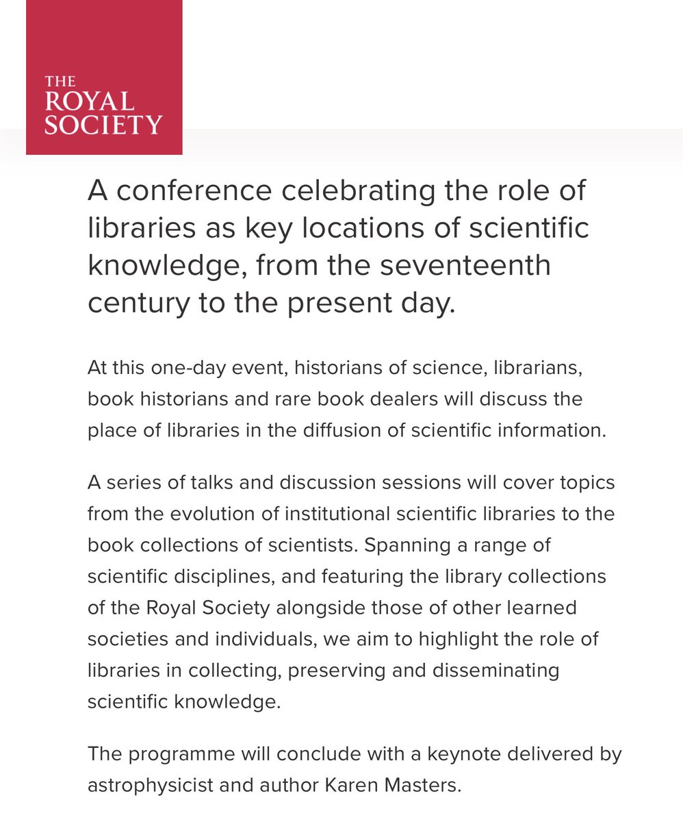 LIBRARIES OF SCIENCE CONFERENCE.  12 MAR 2025. I'll be speaking about the library habits of Dr Archibald Hewan, a black missionary physician who lived during the mid 19th century =&gt; royalsociety.org/science-events… <a href="/BSHSNews/">British Society for the History of Science ARCHIVE</a> #hstm #bookhistory #hps #sts <a href="/SHARPorg/">SHARP (@sharporg@hcommons.social)</a> <a href="/AfricanArchives/">AFRICAN & BLACK HISTORY</a>