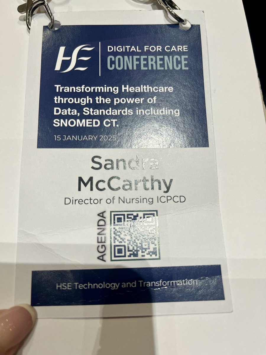 soomeraghsandra's tweet photo. Attending the @eHealthIreland Digital for care conference. Key messaging - real time data data sharing, data standardisation, digital health leadership and road map for EHR, Patient App, Shared care record etc. #Data4Care #DigitalForCare @NurMidONMSD https://t.co/HLdKRUbyMu