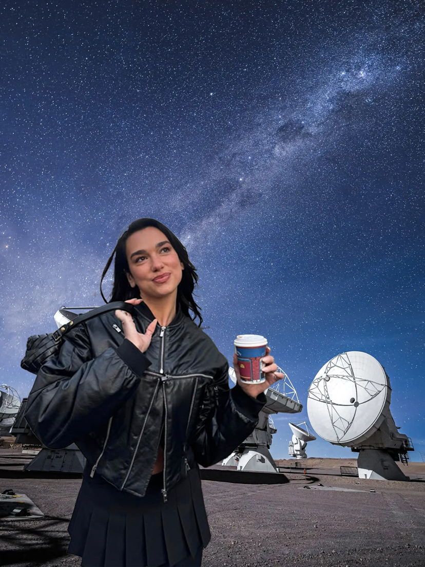 Estimada <a href="/DUALIPA/">DUA LIPA</a> tú eliges: las estrellas de <a href="/Cobreloa/">Cobreloa</a>  o toda la Vía Láctea 🤷🏻‍♂️

Ms. <a href="/DUALIPA/">DUA LIPA</a> your choice: the football stars of Cobreloa or the complete Milky Way 🤷🏻‍♂️