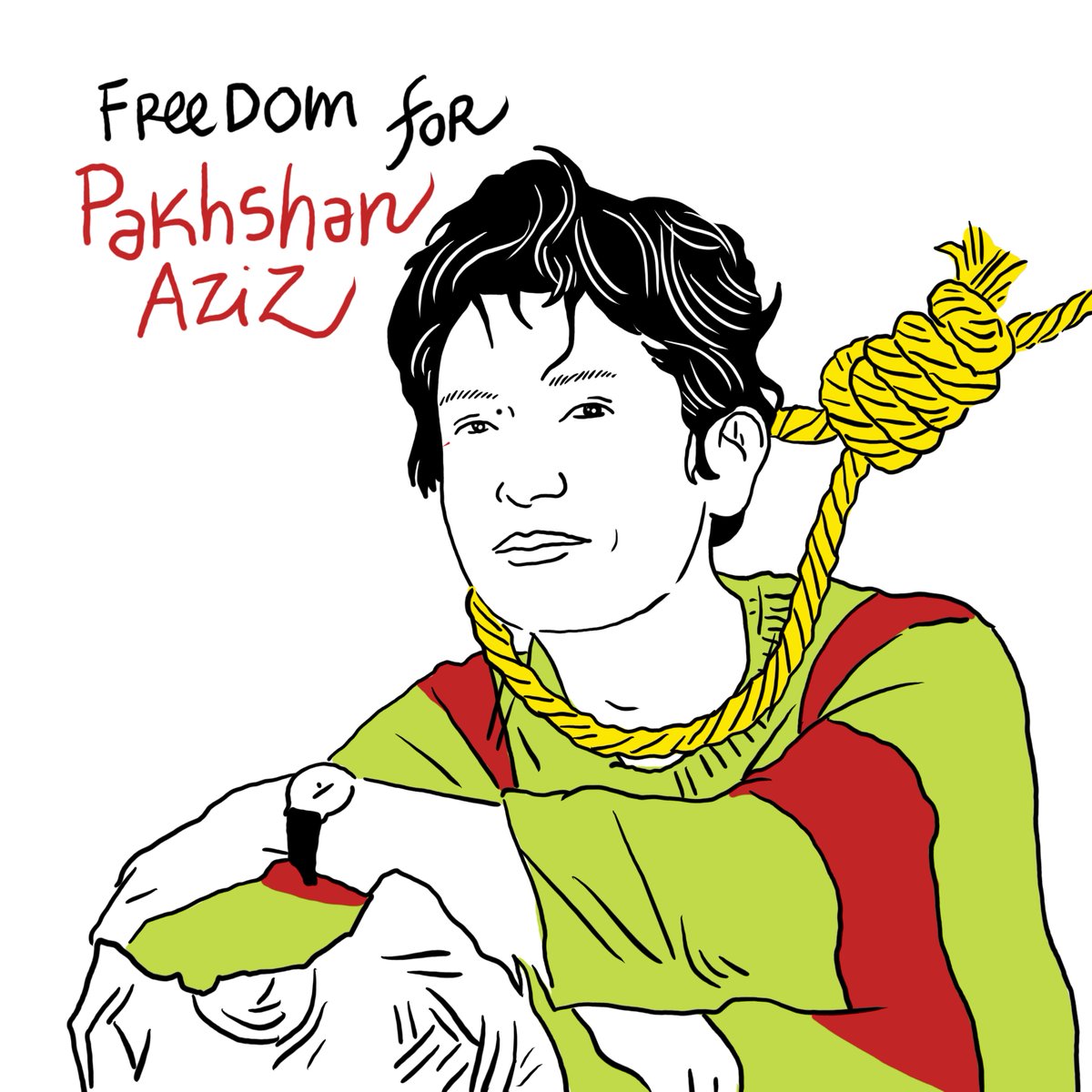 Gianluca Costantini (@channeldraw) on Twitter photo No to the death sentence of Pakhshan Azizi, Kurdish activist and social worker.
<a href="/pakhshanazizi/">Pakhshan Azizi</a> No to the death sentence of Pakhshan Azizi, Kurdish activist and social worker.
<a href="/pakhshanazizi/">Pakhshan Azizi</a>