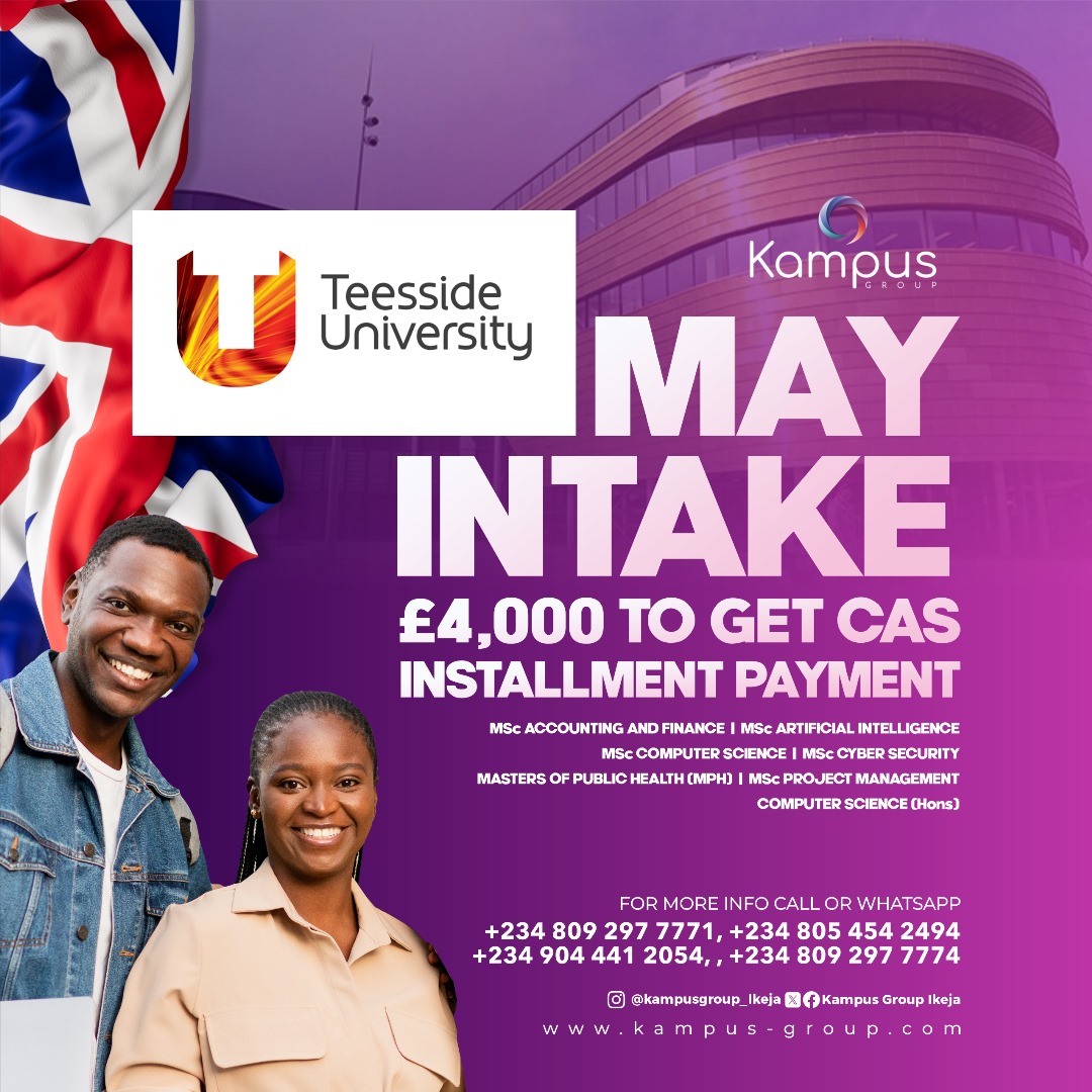 KampusgroupLag's tweet photo. Excited to announce that Teesside University is open for the May 2025 intake! π Ready to start this new adventure, grow, and make unforgettable memories. Let the journey begin! π #TeessideUniversity #Kampusgroup #May2025Intake #FutureStudent #NewBeginnings #UniversityLife https://t.co/qLdFPRR0U9