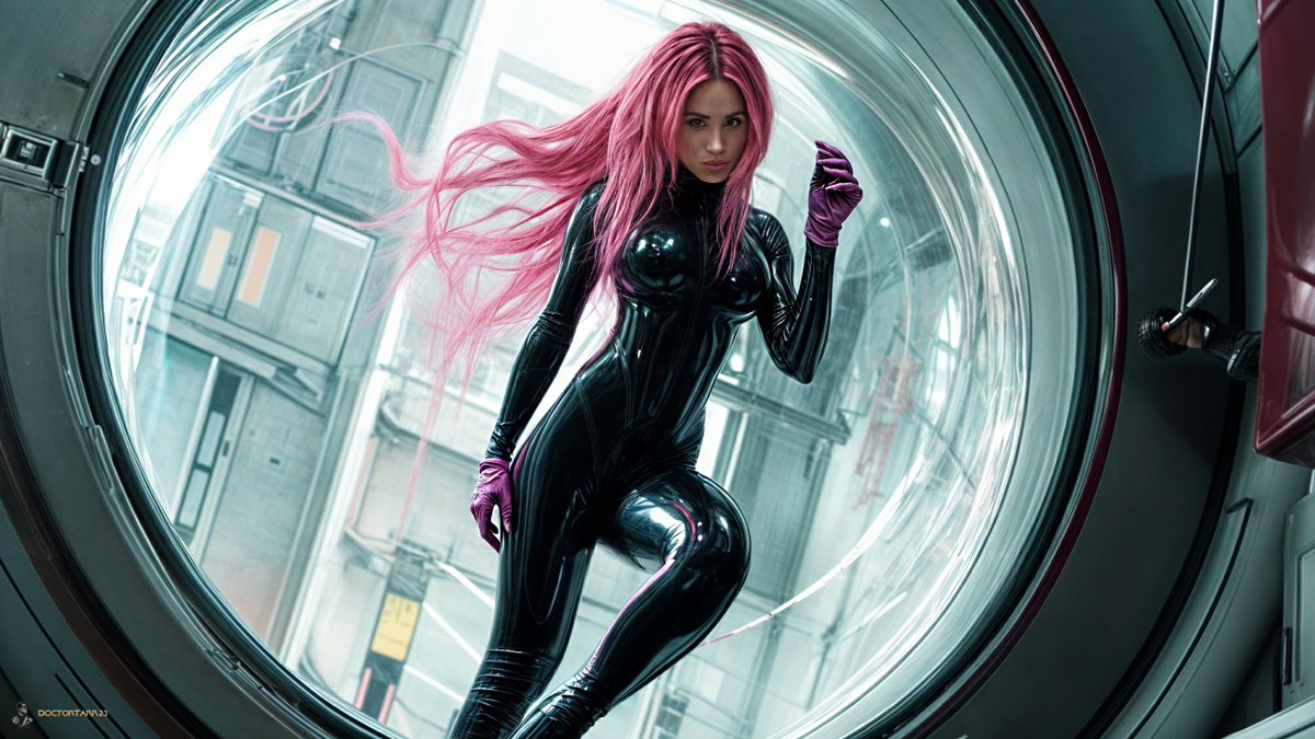 Ibuprophen's tweet photo. Megyn Duchess of Sussex Movellan Temporal Agent #Fanart #movellan #ai #drwho #latex #cyborg #story #scifi #sexygirl #swtor #force #cosplay #beauty #AIArt #SciFiArt #FantasyArt #CelebrityArt #DigitalArt https://t.co/QnyHBWQ9WY