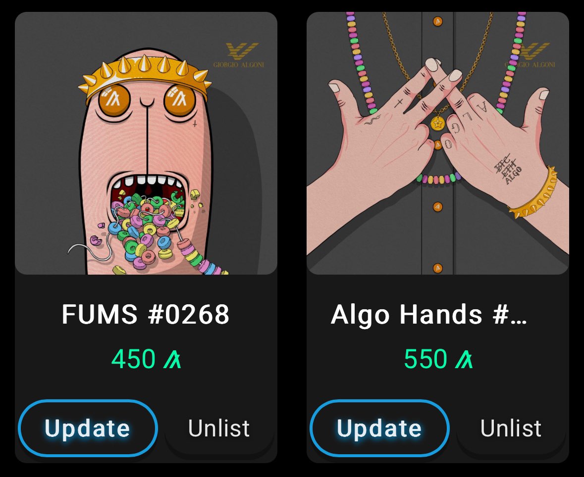 Sick 🤮 set of <a href="/algo_hands/">Hans.algo</a> available on <a href="/RandGallery/">Rand</a> ➡️ randgallery.com/algo-collectio…