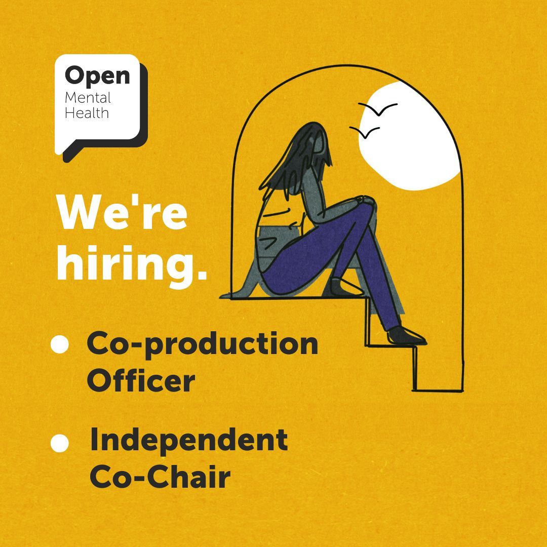 Looking for a meaningful role in mental health? We currently have two exciting opportunities for dedicated individuals who want to join our team and help improve mental health care in Somerset. 

Learn more: bit.ly/omh-jobs 
#livedexperience #coproduction #mentalhealth