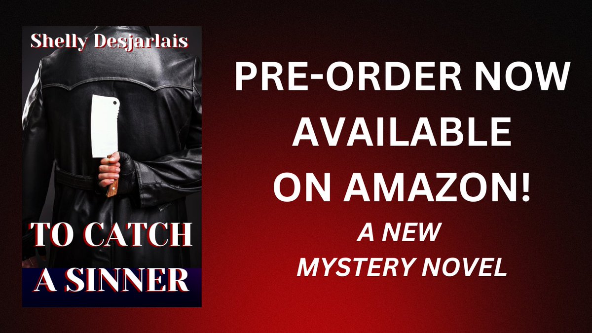 The digital version of my new novel, To Catch a Sinner, is now available for pre-order on Amazon! Paperbacks will be offered on the release date, February 19. Get your copy here:
amazon.com/dp/B0DH9GPK9J

#mystery #mysterybooks #mysterynovels #mysteryforyou