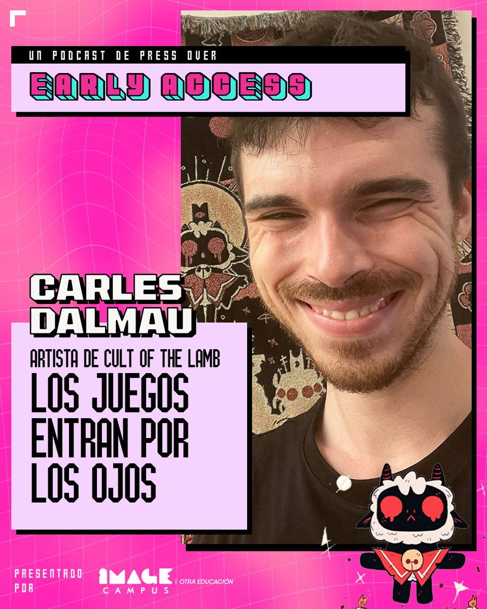 Press Over (@pressovernews) on Twitter photo รLTIMO Early Access de la temporada YA disponible โก๏ธCharlamos con <a href="/carlesdalmauart/">Carles Dalmau</a>, artista de
<a href="/cultofthelamb/">Cult of the Lamb</a>, sobre cรณmo y por quรฉ los
videojuegos entran por los ojos. Conducen @jlo_gamer y @mergrazzini. Escuchalo en ๐ spoti.fi/45Dk1CD รLTIMO Early Access de la temporada YA disponible โก๏ธCharlamos con <a href="/carlesdalmauart/">Carles Dalmau</a>, artista de
<a href="/cultofthelamb/">Cult of the Lamb</a>, sobre cรณmo y por quรฉ los
videojuegos entran por los ojos. Conducen @jlo_gamer y @mergrazzini. Escuchalo en ๐ spoti.fi/45Dk1CD