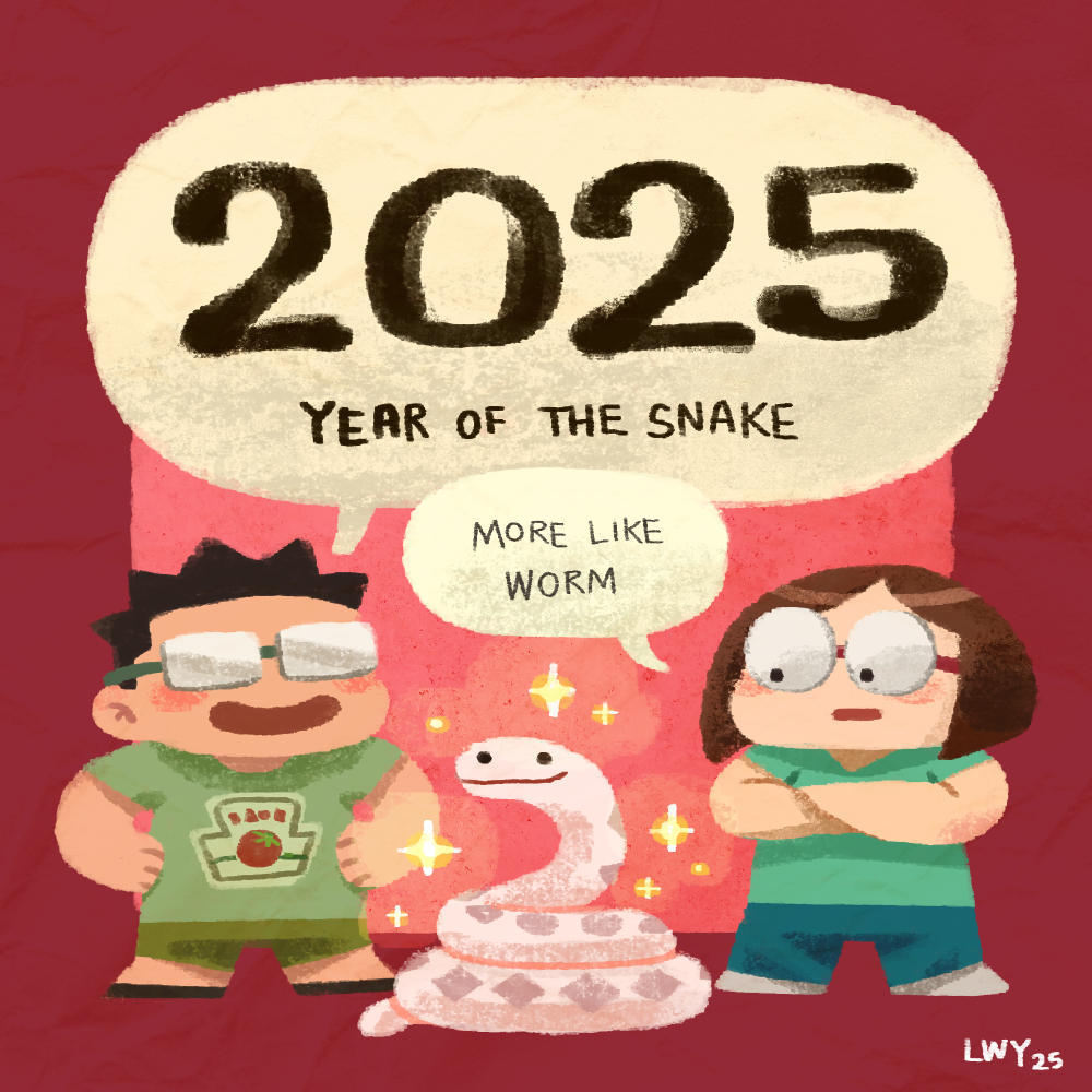 laxa88's tweet photo. Happy year of the Snake!
#wyleong #yearofthesnake #cute #snake #cutecouple #internationalcouple #malaysianartist #happynewyear #artistsontwitter https://t.co/MztHVlDydt