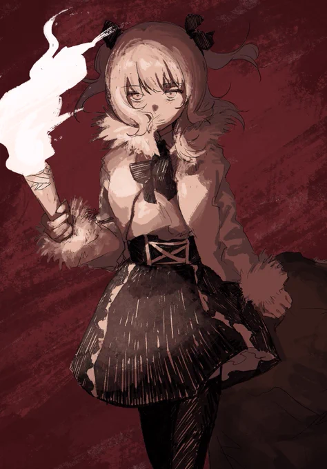 #IyowaGirlsDraw冬になると描きたくなる 