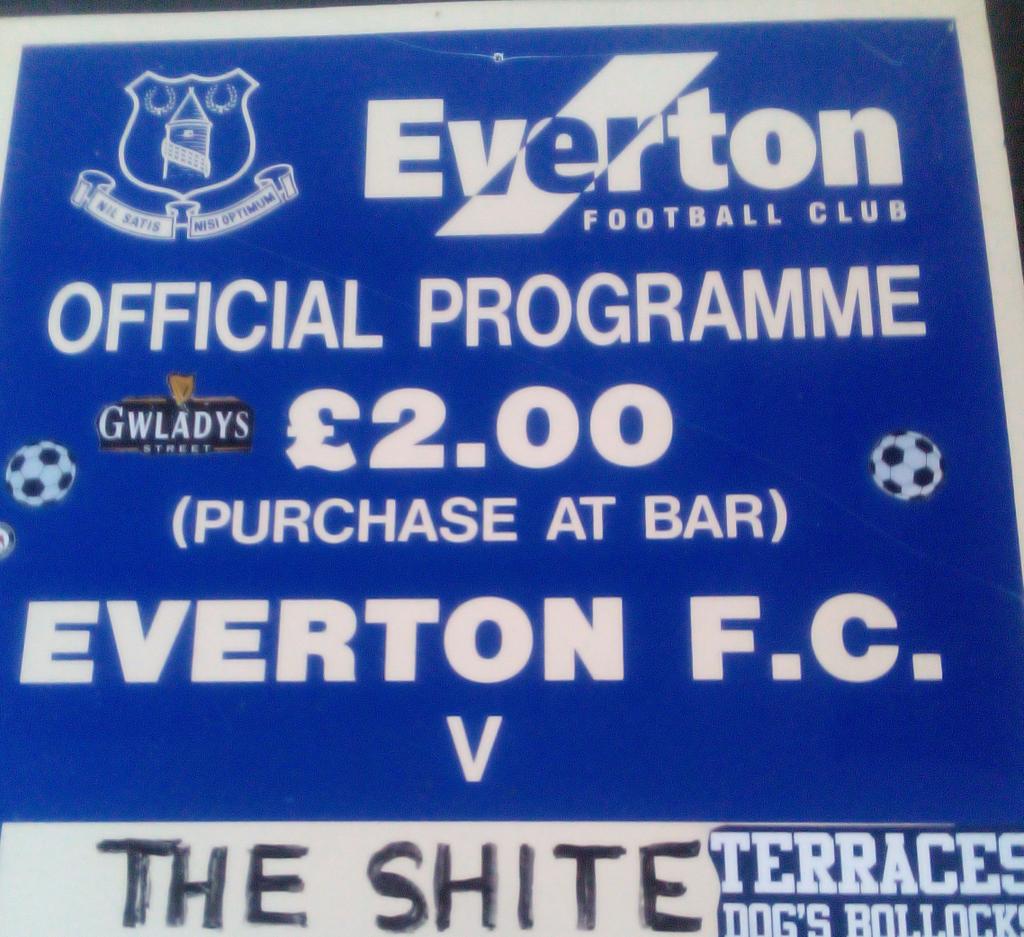 Remember when all these use to be up in all the pubs by the ground..I got this one from the old Bluehouse... UTFT...