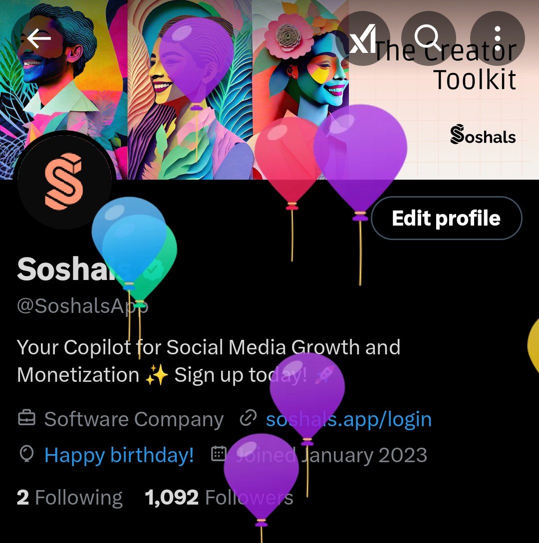 so it's kinda our birthday today 🎈