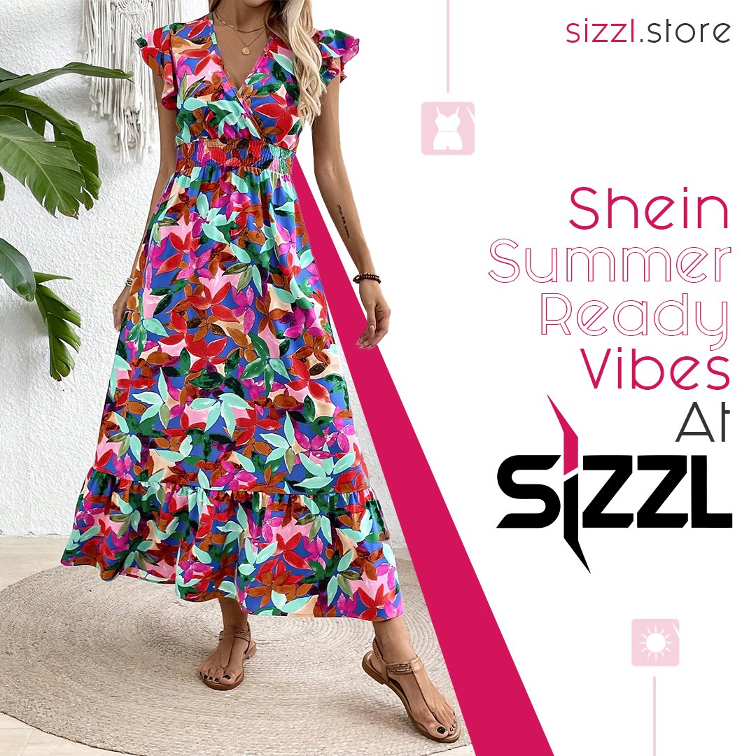 Sizzl_Store's tweet photo. Embrace the Sunshine! ☀ This vibrant Shein floral ruffle dress is perfect for summer adventures. Shop now at Sizzl with fast 1-2 day delivery or same-day pickup for orders before 10am. Effortless style, guaranteed!

🔗 https://t.co/jAw8hw3oW9

#Sizzl #Shein #SouthAfrica https://t.co/X1d4ysmKir